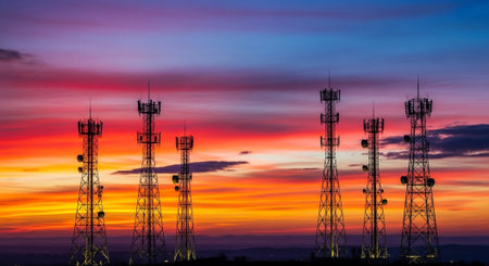 Futuristic Digital Technology Network and Artificial Intelligence Data Communication Background.