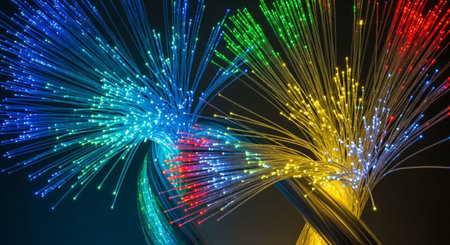 Futuristic Digital Technology Network and Artificial Intelligence Data Communication Background.