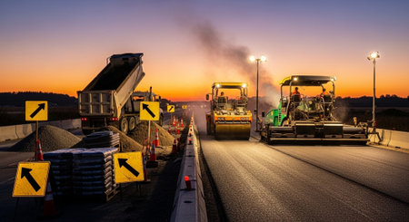 Modern Construction and Infrastructure Development Concept.