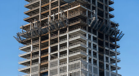 Modern Construction and Infrastructure Development Concept.