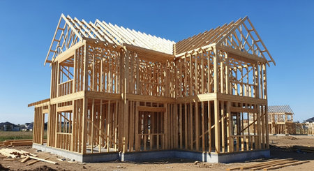 Modern Construction and Infrastructure Development Concept.