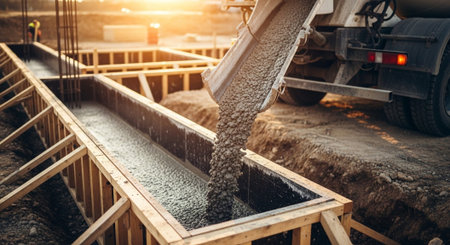 Modern Construction and Infrastructure Development Concept.