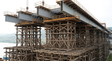 Modern Construction and Infrastructure Development Concept.