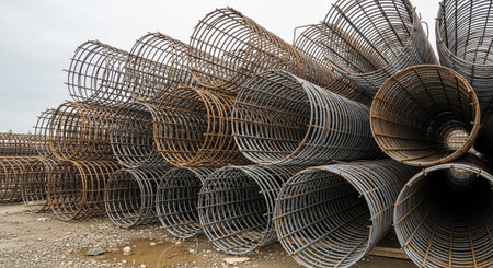 Modern Construction and Infrastructure Development Concept.