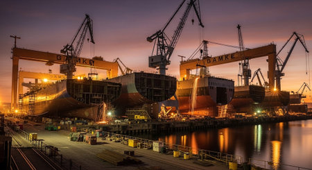 Modern Construction and Infrastructure Development Concept.