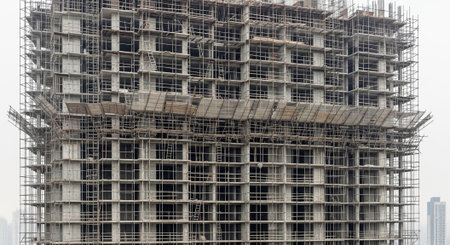 Modern Construction and Infrastructure Development Concept.