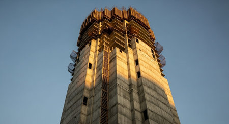 Modern Construction and Infrastructure Development Concept.