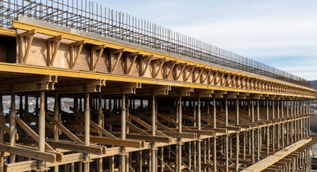 Modern Construction and Infrastructure Development Concept.