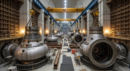 Modern Construction and Infrastructure Development Concept.の写真素材