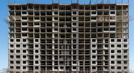 Modern Construction and Infrastructure Development Concept.