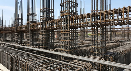 Modern Construction and Infrastructure Development Concept.