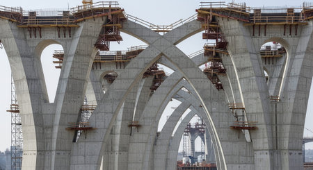 Modern Construction and Infrastructure Development Concept.