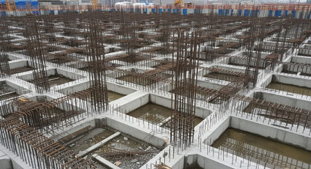 Modern Construction and Infrastructure Development Concept.
