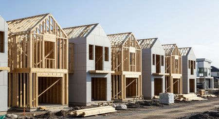 Modern Construction and Infrastructure Development Concept.