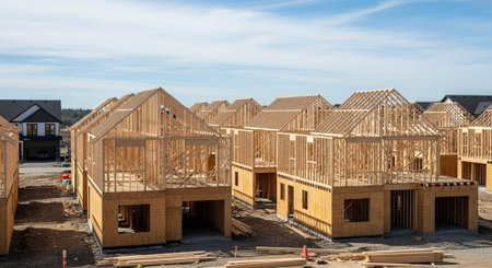 Modern Construction and Infrastructure Development Concept.