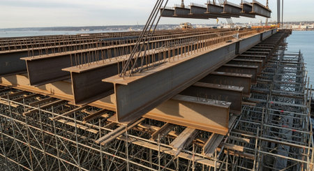 Modern Construction and Infrastructure Development Concept.