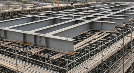 Modern Construction and Infrastructure Development Concept.