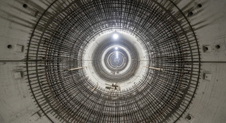 Modern Construction and Infrastructure Development Concept.の写真素材