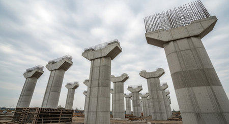 Modern Construction and Infrastructure Development Concept.