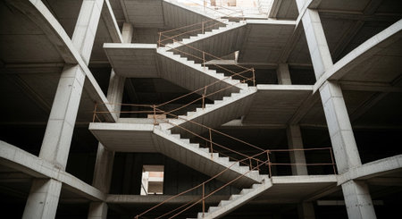 Modern Construction and Infrastructure Development Concept.