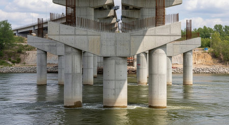 Modern Construction and Infrastructure Development Concept.