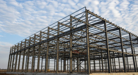 Modern Construction and Infrastructure Development Concept.