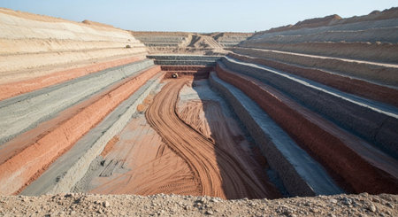 Modern Construction and Infrastructure Development Concept.
