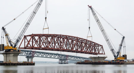Modern Construction and Infrastructure Development Concept.