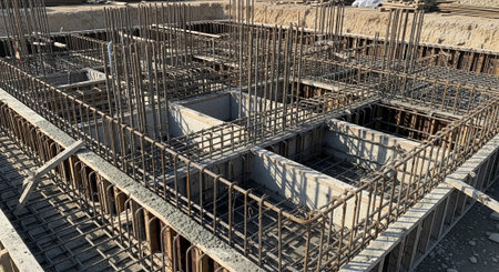 Modern Construction and Infrastructure Development Concept.