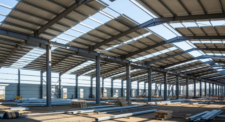 Modern Construction and Infrastructure Development Concept.