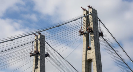 Modern Construction and Infrastructure Development Concept.