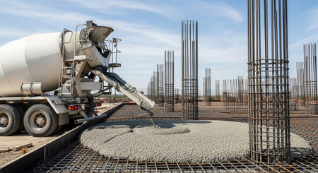 Modern Construction and Infrastructure Development Concept.