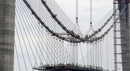 Modern Construction and Infrastructure Development Concept.