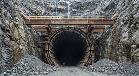 Modern Construction and Infrastructure Development Concept.