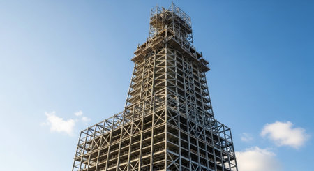 Modern Construction and Infrastructure Development Concept.