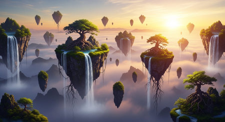 Abstract Concept and Technology Background Collection.