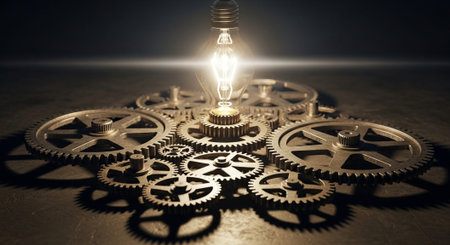Abstract Concept and Technology Background Collection.