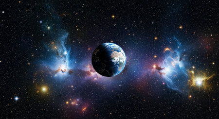Abstract Concept and Technology Background Collection.