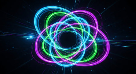 Abstract Concept and Technology Background Collection.