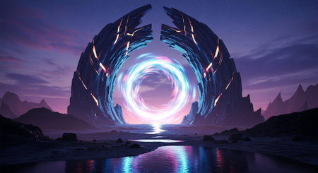 Abstract Concept and Technology Background Collection.の写真素材