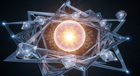 Abstract Concept and Technology Background Collection.