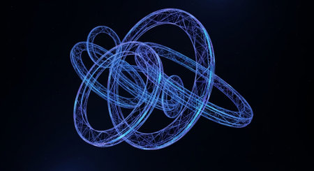 Abstract Concept and Technology Background Collection.