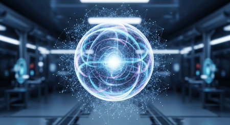 Abstract Concept and Technology Background Collection.