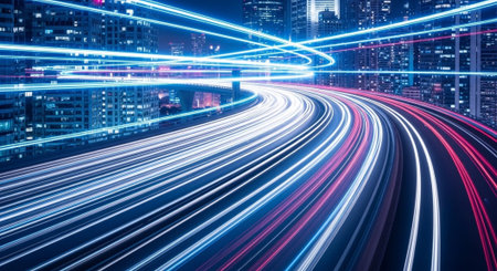 Abstract Concept and Technology Background Collection.の写真素材