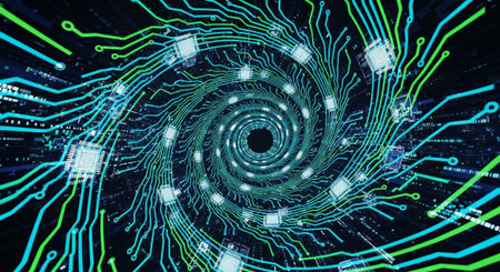 Abstract Concept and Technology Background Collection.の写真素材