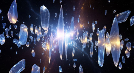 Abstract Concept and Technology Background Collection.