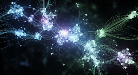 Abstract Concept and Technology Background Collection.