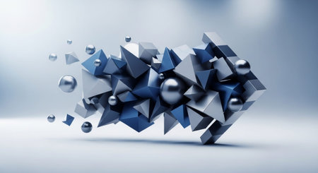Abstract Concept and Technology Background Collection.