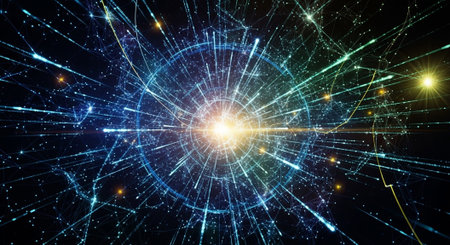 Abstract Concept and Technology Background Collection.