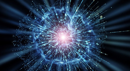 Abstract Concept and Technology Background Collection.